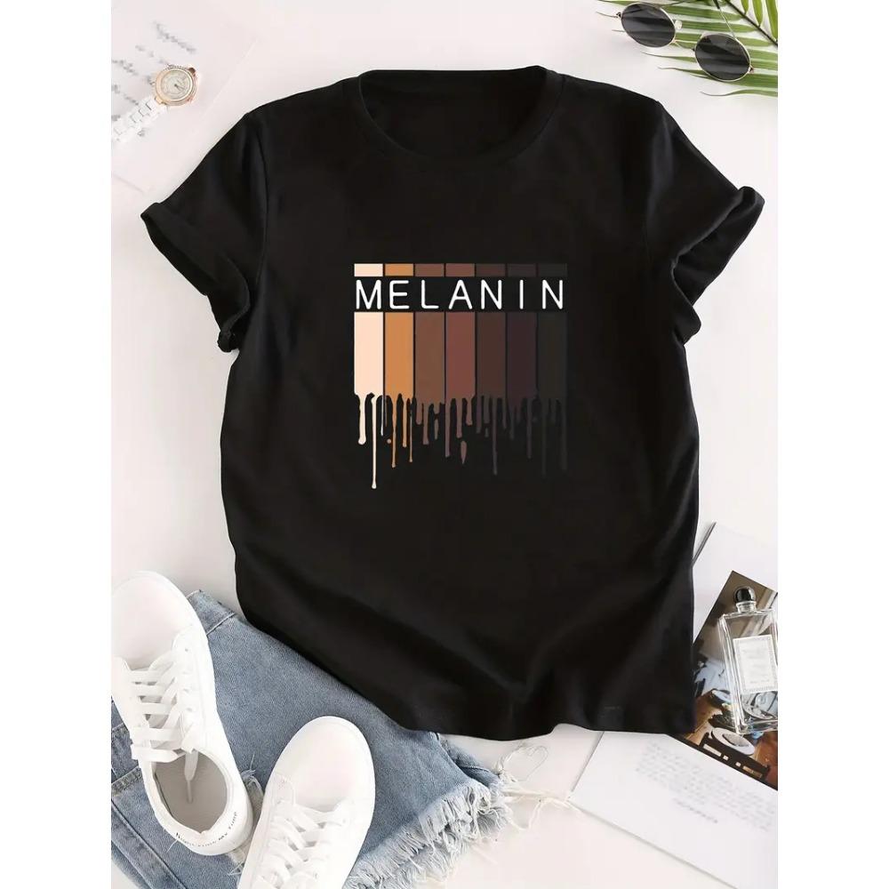 

Black Pride Melanin Shirt For Women Men Afro Queens Kings Tshirt Men Women Summer Short Sleeve T-shirt Tops S