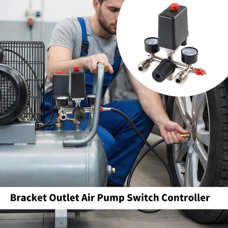 European Styles Pneumatic Air Pumps Switches Controller With Precise Pressure Regulation For Industrial And Home Use