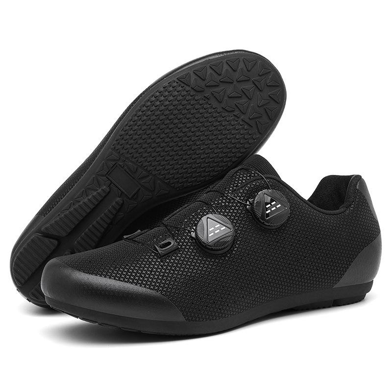 

Unisex Cycling and Mountain Bike Shoes with Hard Sole and Cleats 44