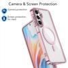 For Galaxy A25 A05 A05S Clear Magnetic Case,Compatible MagSafe Shockproof Protection Cover For Samsung Galaxy A55 A35 5G,A15