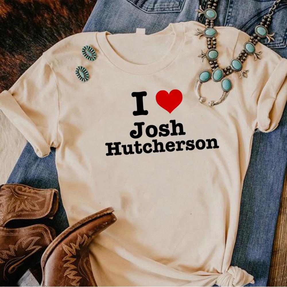 Josh Hutcherson Top Unisex Japanese Graphic Funny Tshirt Female Harajuku Anime Clothes