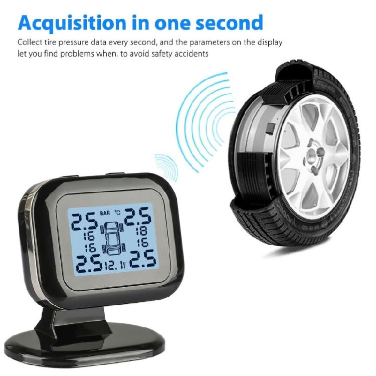 Tire Pressure Monitoring System TMPS Colorful Display Alarm Tire Pressure Sensor