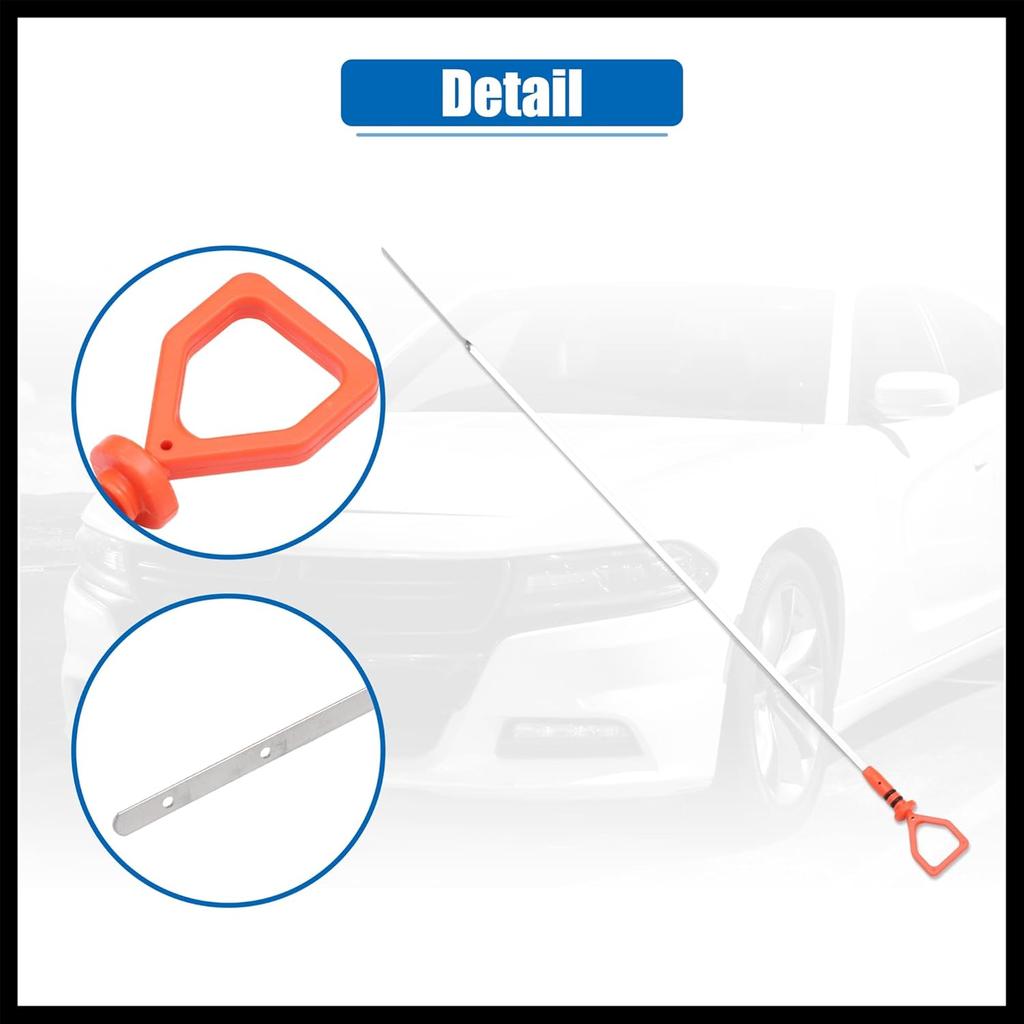 Engine Oil Level Indicator Dipstick for Honda Accord 2013-2017 for Honda CR-V 2015-2019 No.156505A2A04 Orange Durable Material