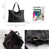 First layer cowhide large-capacity portable tote bag, high-end sense versatile fashion women's genuine leather shoulder bag