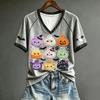 Women's Halloween Cute Printed Short Sleeve T-Shirt