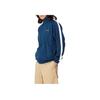 Carhartt WIP Logo Letter Print Loose Shoulder Striped Color Block Zip Stand Collar Raglan Long Sleeve Jacket Men jackets Dark-Blue I033088-26L-XX