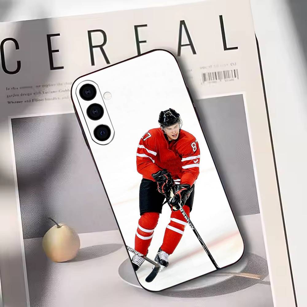 Hockey Player S-Sidney Crosby  Phone Case For Samsung Galaxy A73,A72,A71,A70,A53,A52,A51,Others Soft Black Cover