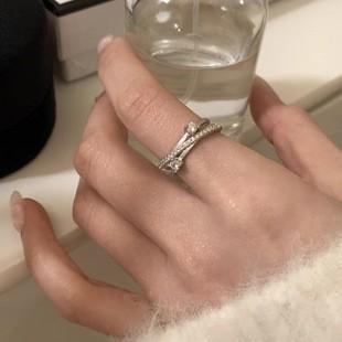 Tide Temperament Sweet Niche Versatile Design Ring Daily Commute Index Finger Ring