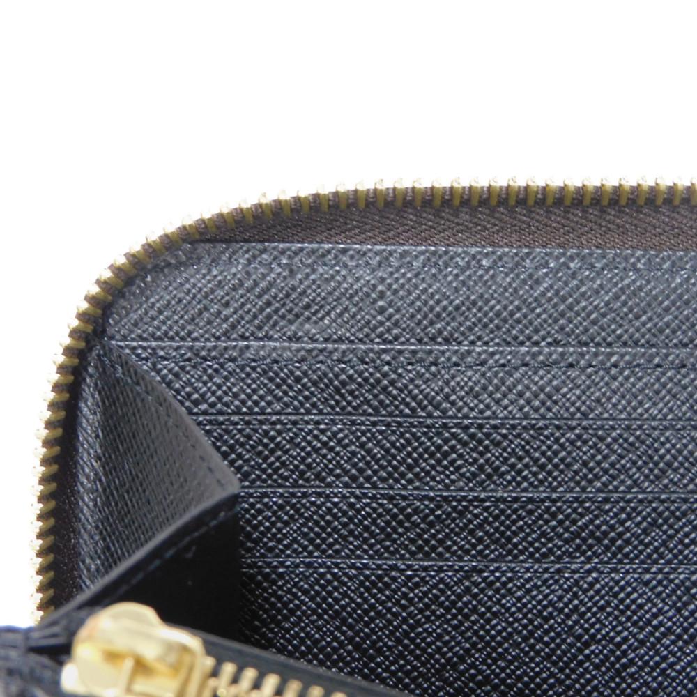 Used 12564 Zippy Wallet M82444 7940 Current LV Logo New Model Black Zip Around RFID Monogram Reverse Brown Unisex from