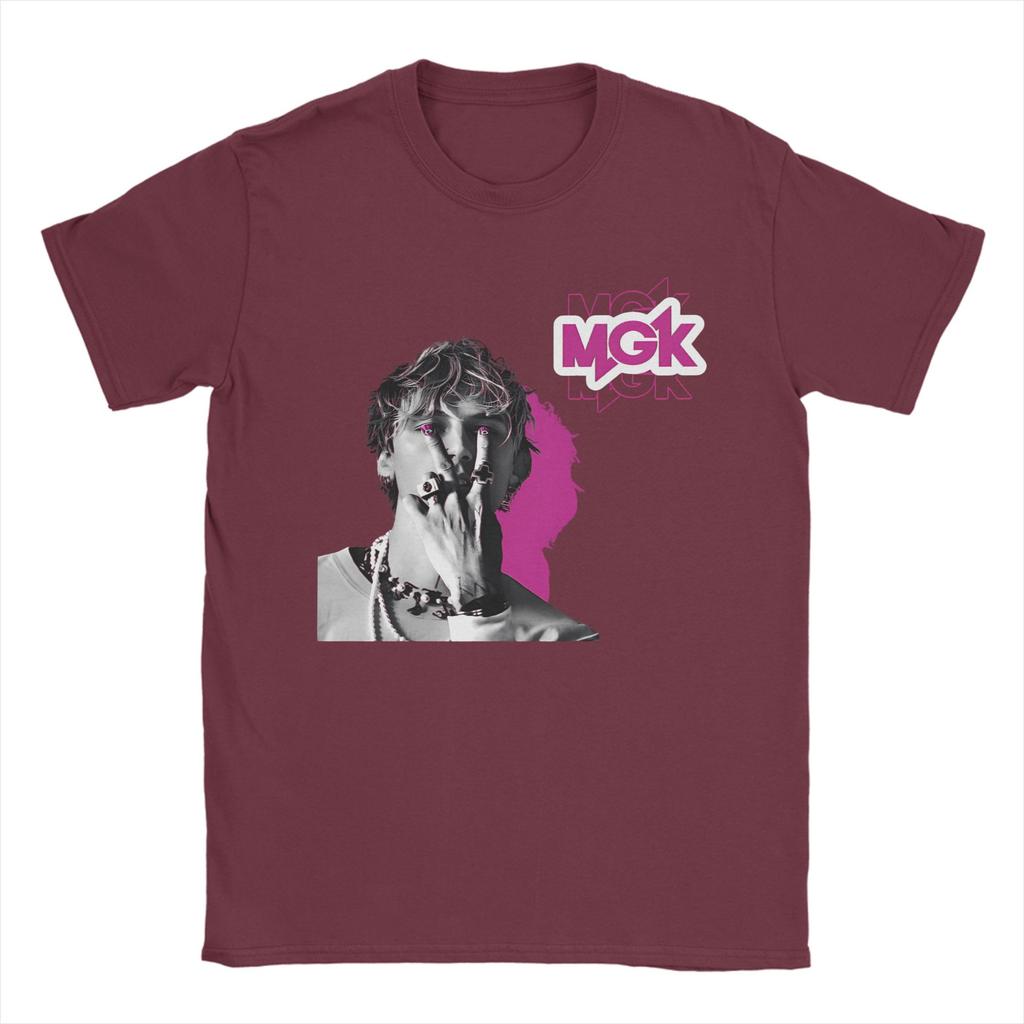 Harajuku T Shirt MGK Singer Cotton T Shirts Hip Hop Tshirt for Men Summer Y2K Funny Design Short Sleeve Tees