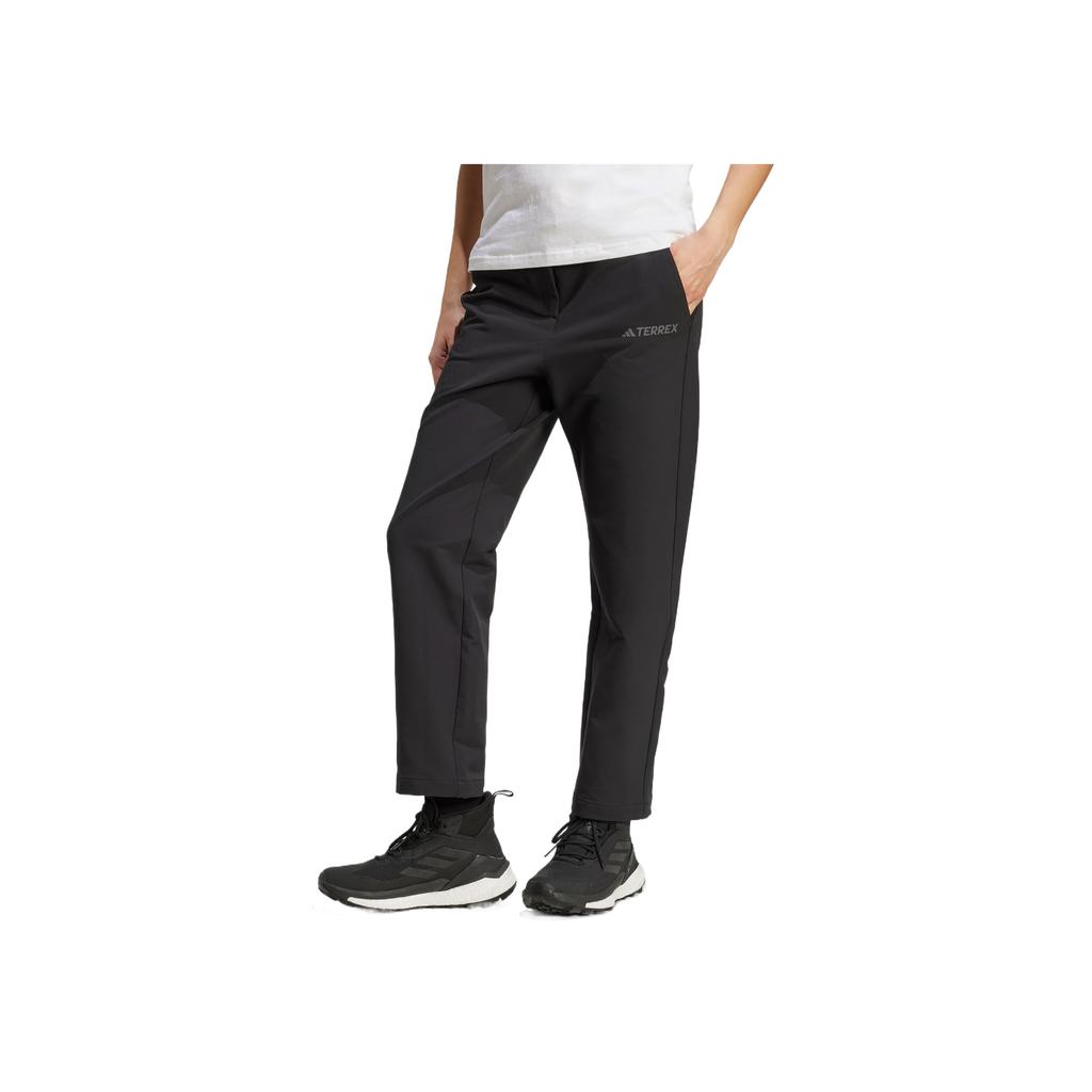 Adidas Terrex Skin-Friendly Comfortable Solid Color Soft Shell Pants Women pants JV8749