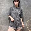 Fashion O-Neck Printed Short Sleeve Leopard T-Shirt Women's Clothing Summer New Loose All-match Tops Casual Tee Shirt