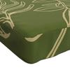 1 piece VUGHT bench cushion 100percent  polyester leaf design