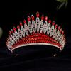 Elegant Baroque Queen Tiaras Luxury Rhinestone Diadem Trendy Bridal Headwear  Pageant Events