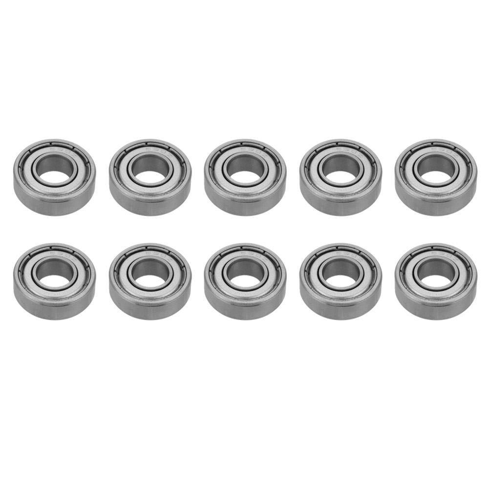 10pcs 698ZZ Double Shielded Miniature Steel Ball Bearings 8x19x6 Mm