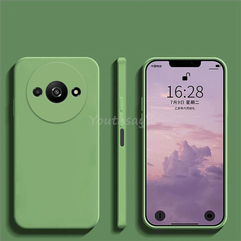 Για Θήκη Xiaomi Redmi A3 Κάλυμμα Xiaomi Redmi A3 Σιλικόνη Απλό TPU Αντικραδασμική Κάπα Προστατευτικό Τηλεφώνου Κάλυμμα Θήκη Xiaomi Redmi A3