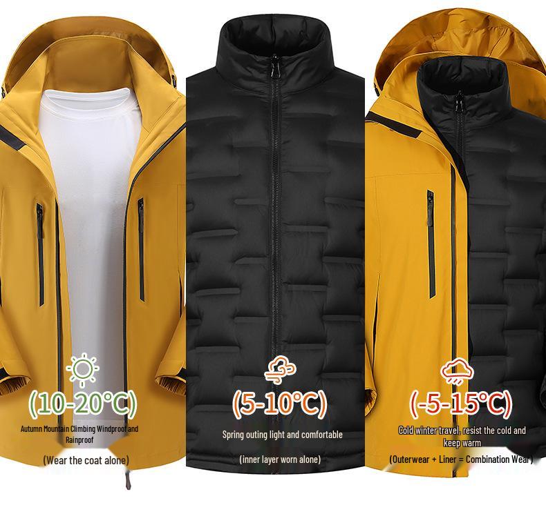 Unisex Windproof Waterproof Warm Hiking & Mountaineering Jacket