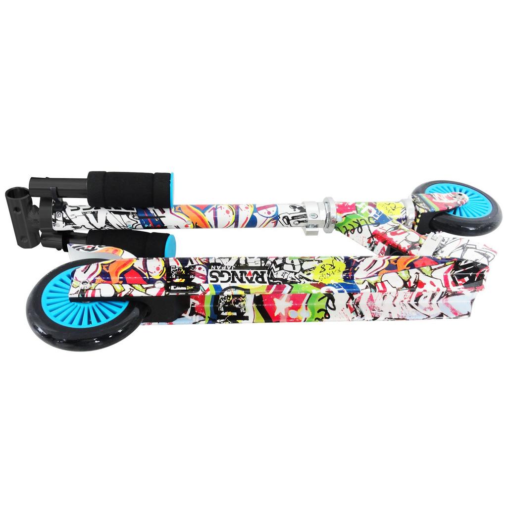 RANGS R8 CE Certified Scooter, Blue, Folding, 3-Level Adjustment,