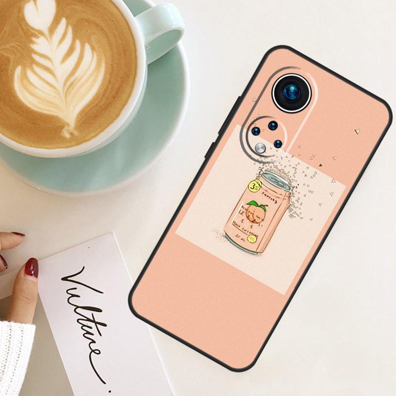 

Pink Peaches Aesthetic For Honor Magic 7 Lite 6 8 Pro Case For Honor 200 400 50 70 90 X8c X8b X9a X9b X9c X9d Win RT Honor 200 Pro