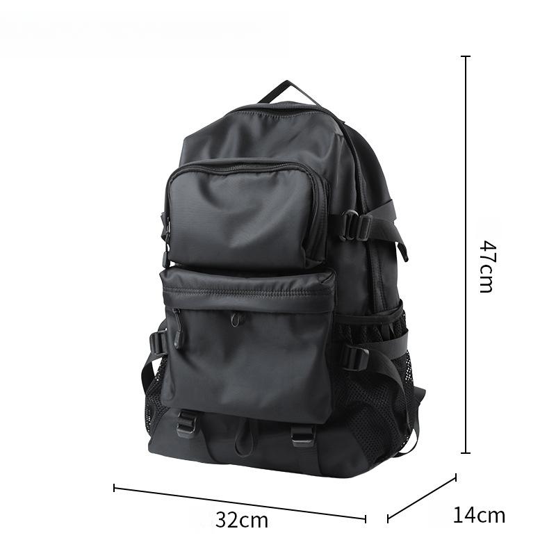 

New Backpack Black Anti Theft Splashproof Fashion Bag for Teens Travel Multifunctional Men Knapsack for Outdoor Teenage 32cm*14cm*47cm чорний