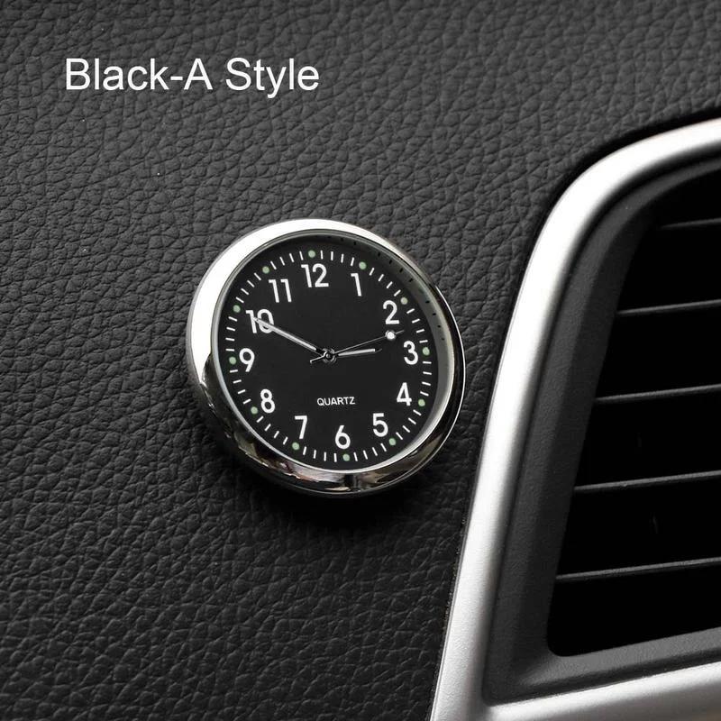 Luminous Auto Gauge Clock Mini Car Clock with Clip Air Outlet Watch Clock for Styling Car Accessories Interior