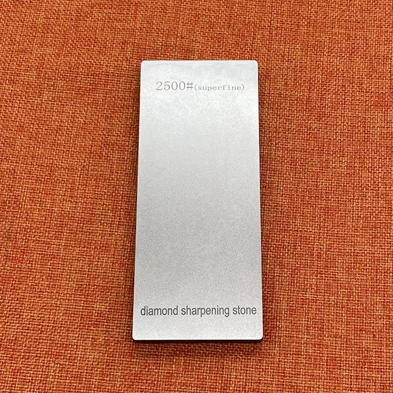 Diamond Whetstone Knife Sharpener with Non-Slip Acrylic Base - Single/Double-Sided.