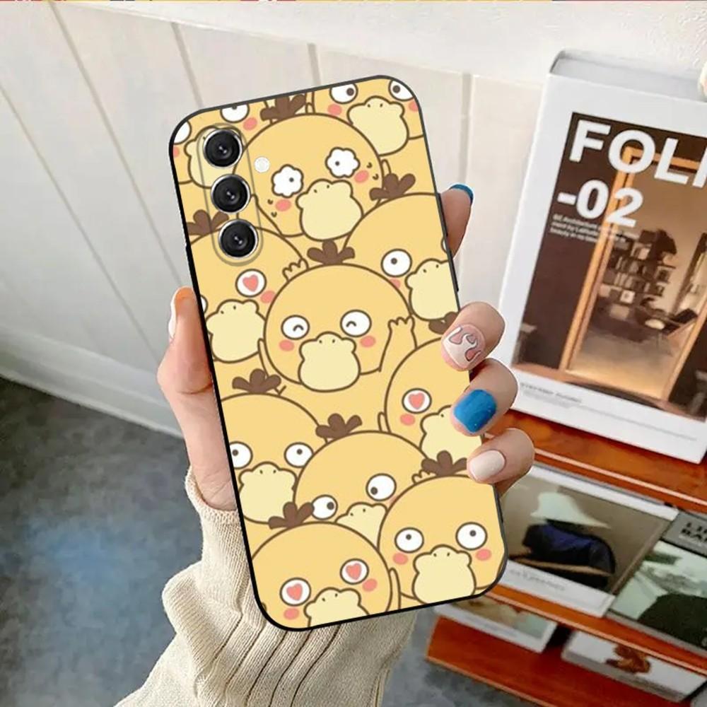 Cool-P-Psyduck Cute Phone Case For Samsung Galaxy A13,A21s,A22,A31,A32,A52,A53,A71,A80,A91 Soft Black Shell