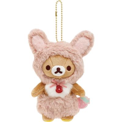 San-X Rilakkuma závěsná plyšová hračka Rilakkuma (plyšový králík kakaové barvy) MO34901