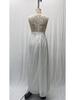 Cross-Border New Style European & American Lace Slit Wedding & Evening Gown, Sexy Long Skirt 2025
