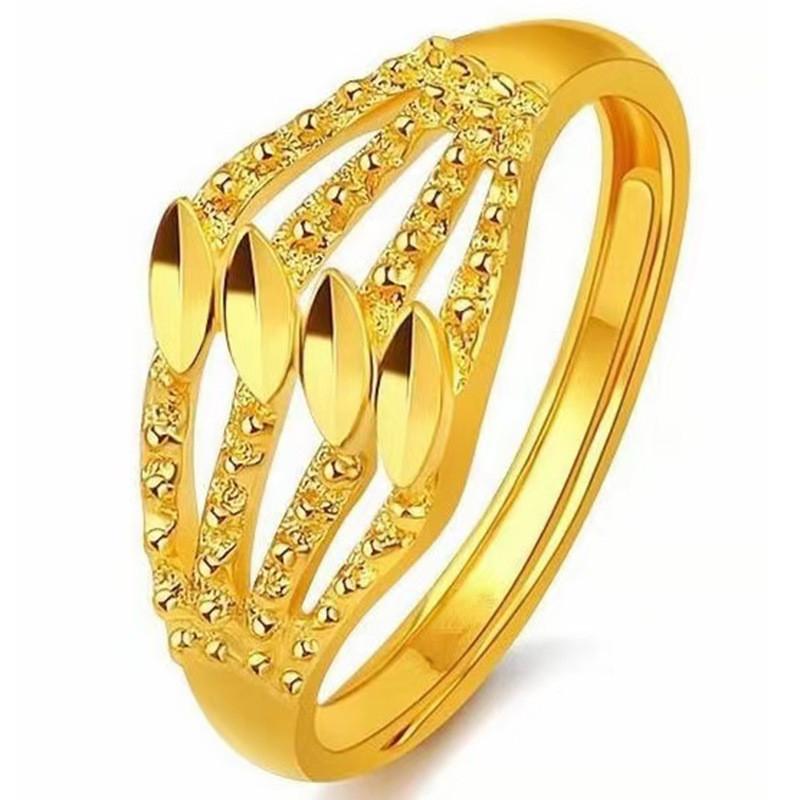 Beautifully Copper Crafted Gold Butterfly Ring Elegant Womens Jewelry For Occasions Special