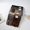 Cashmere Warm Plaid Women Luxury Blanket Scarf 2025 Brand Casual England Style Pashmina Wraps Thick Winter Poncho Bufanda Tassel