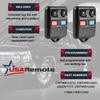 USARemote Car Key Fob Keyless Entry Remote Control Ford Lincoln Mercury Mazda (CWTWB1U331 GQ43VT11T CWTWB1U345 4-btn 2 Pack)
