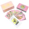 New Witch Waite Gold Foil Tarot Tarot Bronzing Color Printing Plastic PVC Waterproof Board Game