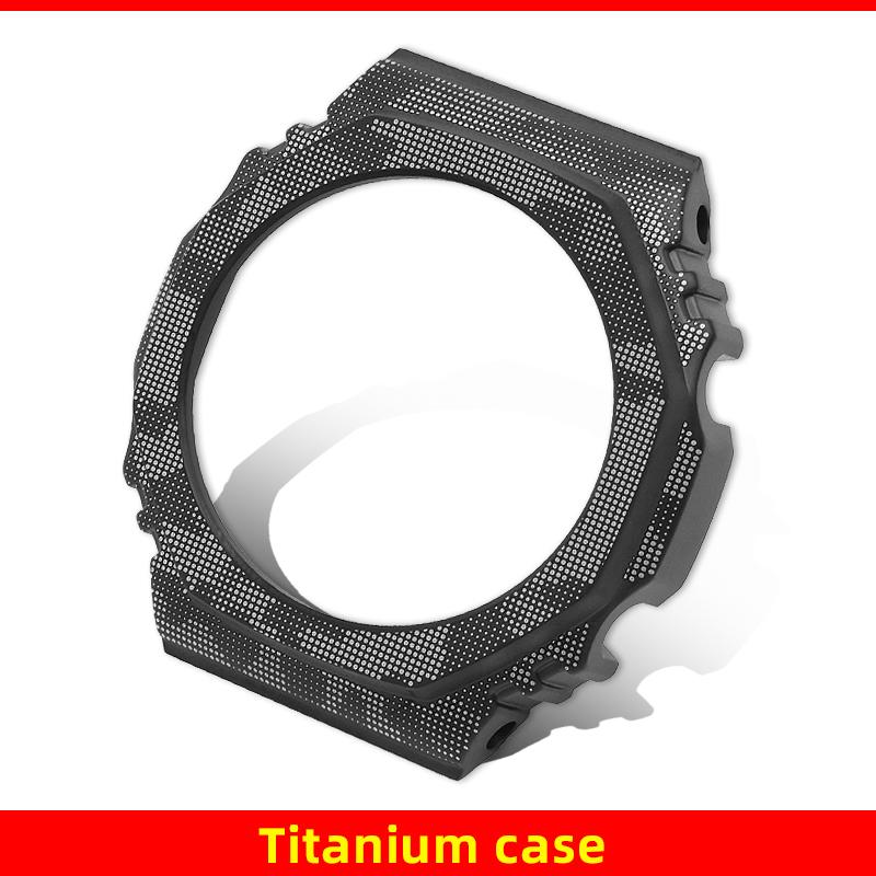 Camouflage GA2100 Mod kit Titanium Case For Casio G-shock GA2100 GA-B2100 Stainless Steel Bezel Strap Replacement Part Black Men