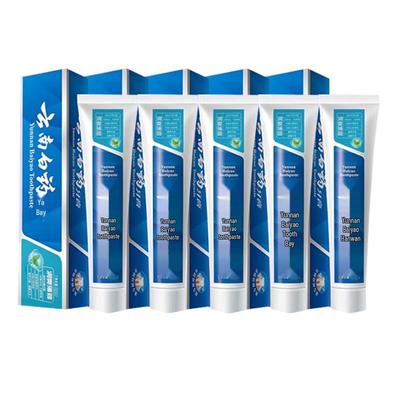 Yunnan Baiyao Refreshing Mint Toothpaste, 5 X 125g Pack