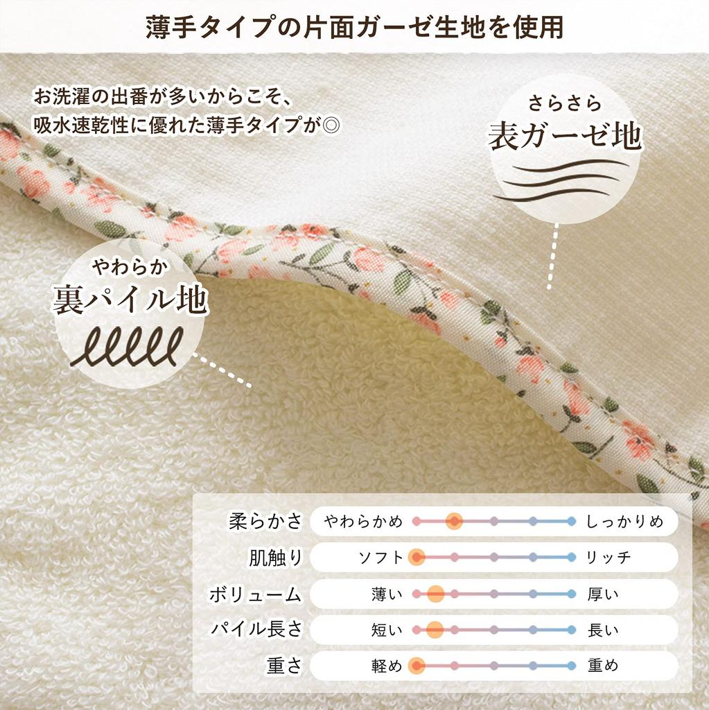 Bloom Imabari Absorvente de Suor para Bebê Absorvente de Suor Feito no Japão Almofadas, Conjunto de 3 Peças, Ajuste-Uso, Roupa Interior, Envolto em Saco, 100% Algodão, Absorvente,