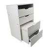 Vanity Desk with Flip Top Mirror Light Makeup Table with Drawers Stool Storage Small Dressing Table