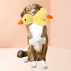 Quacking Yellow Duck Dog Toy Boredom Stress Relief Crochet Stuffed Duck Pet Chew Interactive Toy Puppy Calming Plush Doll Squeaky Toy Pet Supplies