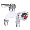 "High-Temperature Resistant Dual-Control Kitchen Faucet with Antifreeze and Splash-Proof Features for Single Cold Plastic Washing Machine"