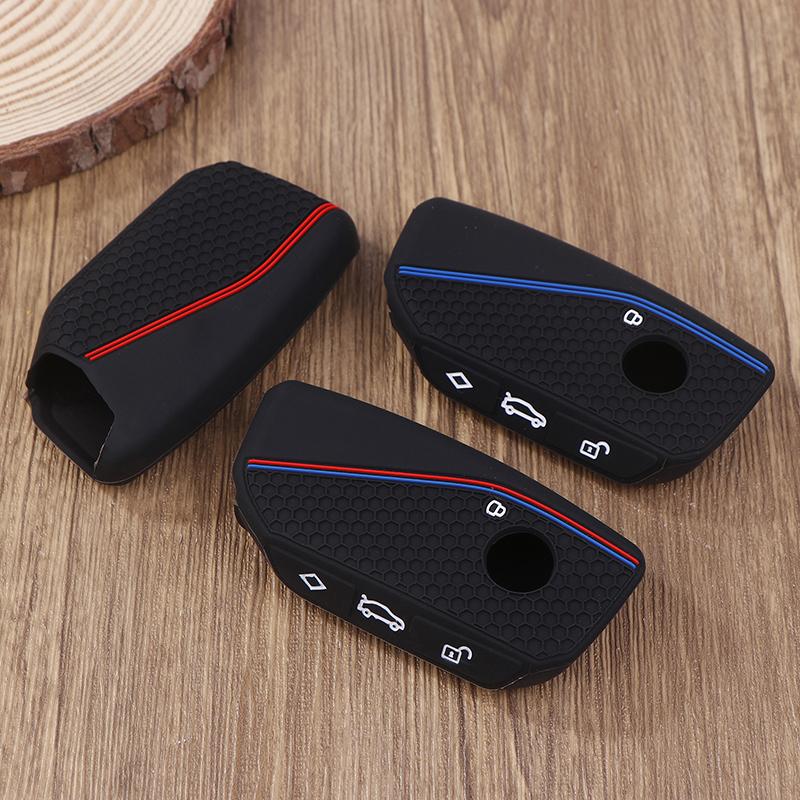 Key Case Silicone Cover Protect Shell Fob for I7 X7 G07 LCI IX I20 X1 U11 7 Series G70 G09 XM U06 G81 M3 Custom Fit