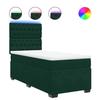 Maison Exclusive - Sommier à lattes de lit avec matelas Vert foncé 90x200 cm