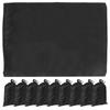 Black Drawstring Carry Bag Polyester Drawstring Pouch Waterproof Skipping Rope Storage Bag