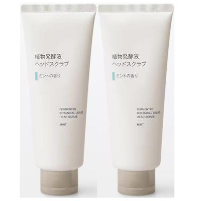 Bulk Purchase Muji Plant Fermented Liquid Head Scrub Mint Scent 100 Naturally Derived Ingredients Skincare Concept No Synthetic Fragrance Paraben-Free
