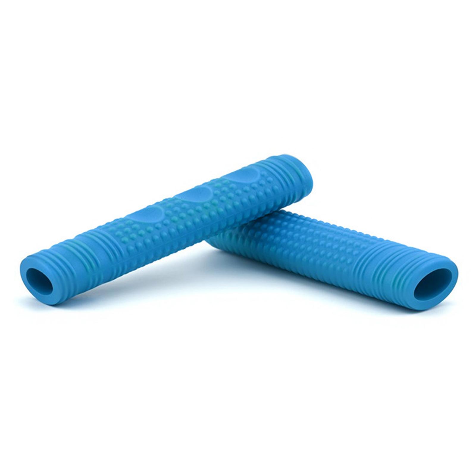 

1pair Ergonomic Bicycles Grip Wide Holding Rubber Bike Handlebars Grip for Cycling Safety Enthusiasts синій