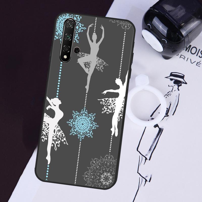 Чехол Балерина Танцовщица Для Huawei Nova 10 9 SE 11 Pro 5T 11i 8i 3i Y60 Y61 Y70 Y90 Y91 P20 P30 P40 Lite Обложка Huawei Nova 11i