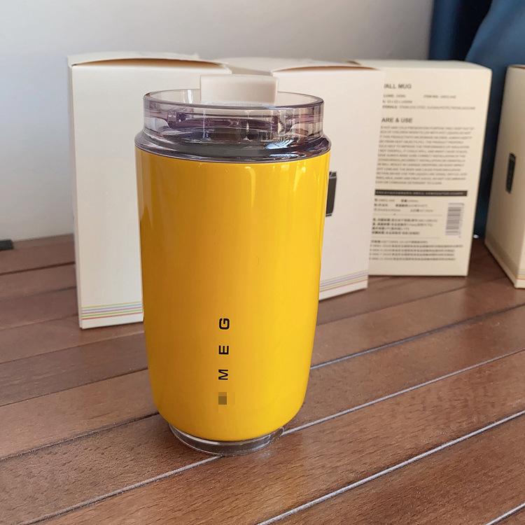 SEMg Stainless Steel Travel Mug - Insulated Food Grade Thermos Cup