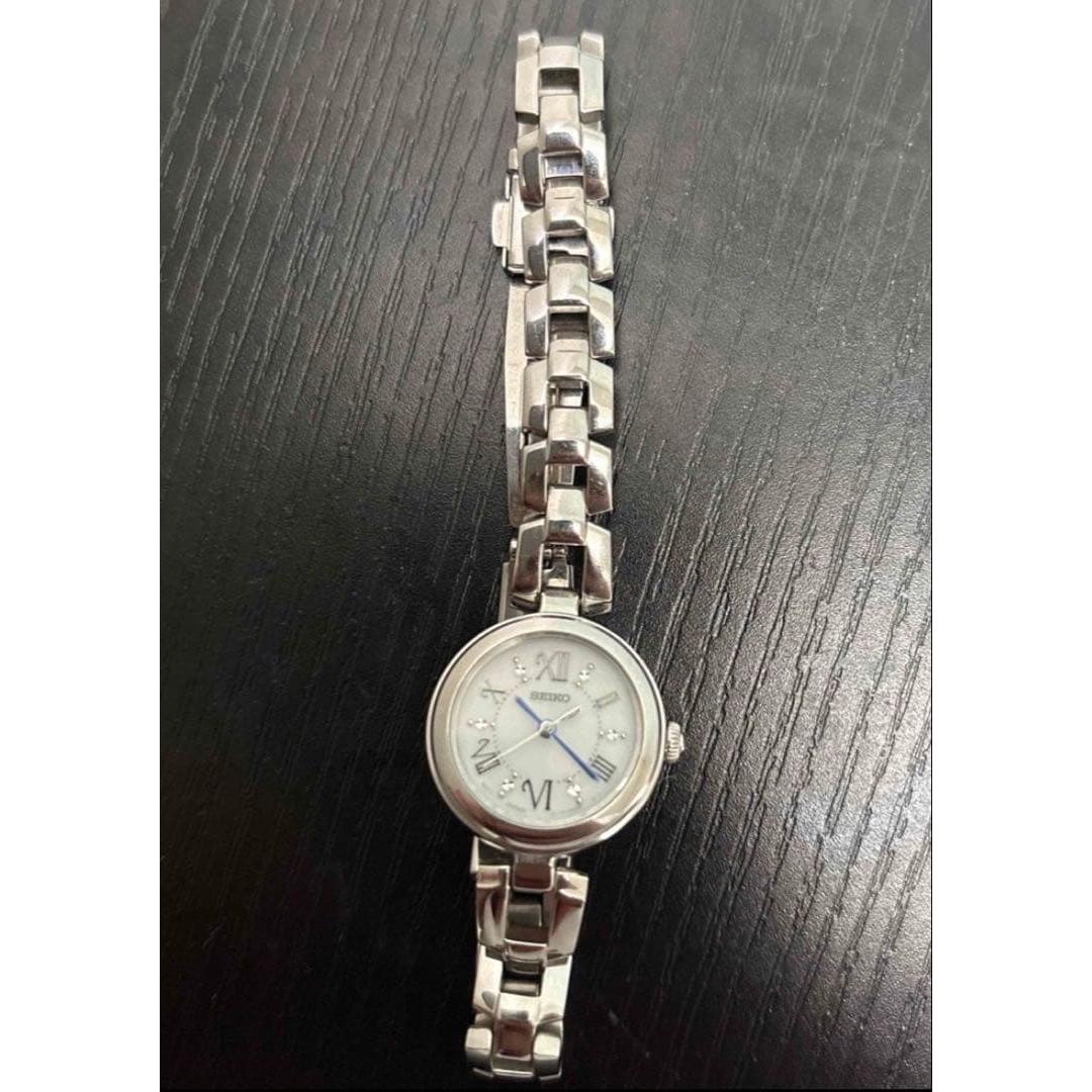 Used SEIKO Solar Watch V117-0CT0 Ladies