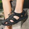 Genuine Leather Men Sandals Summer Men's Shoes Outdoor Water Shoes Leather Sandals for Men