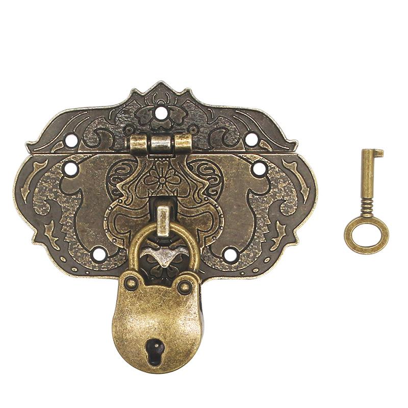 Mini Herzförmiges Legierungsvorhängeschloss mit Schlüssel, Dekoratives Metallschloss für Einsteckschloss