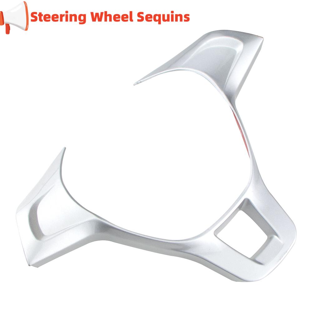 2026 Hot For Volkswagen VW Car Steering Wheel Panel Cover Sequins for Volkswagen VW Golf 7 GTI MK7 POLO 2014 2015 Jetta MK6 2015